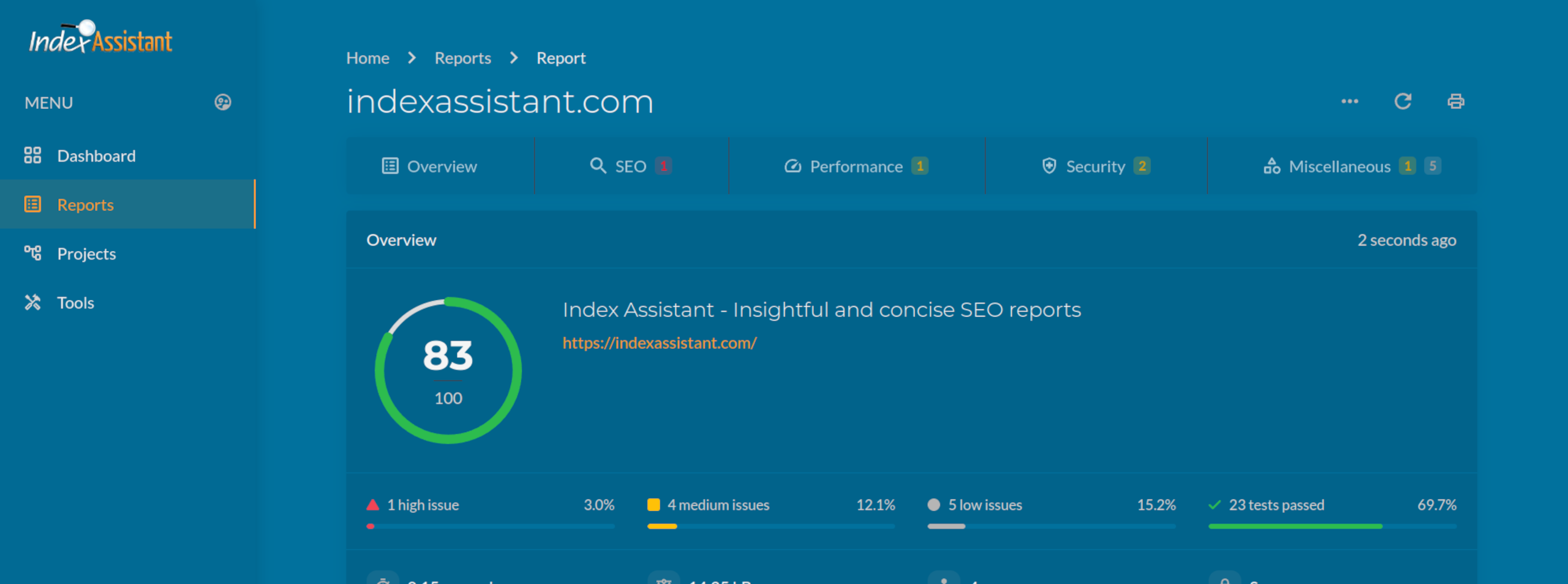 Index Assistant